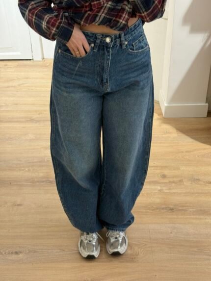 Do balloon jeans - Donker blauw