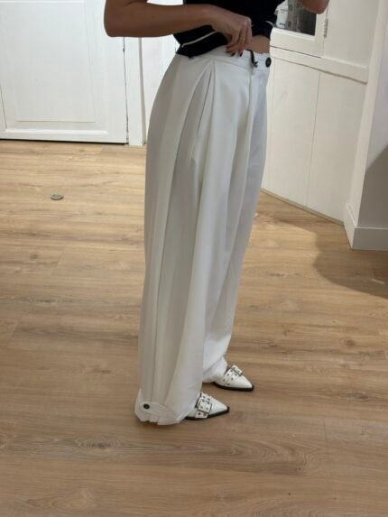 Poppy pantalon - wit