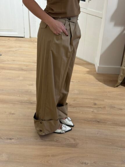 Kiki omslag pantalon - Beige