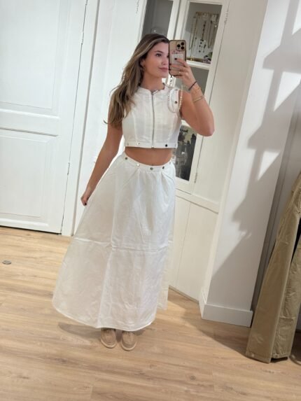 Danielle set - wit/zilver