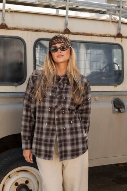 Beccy blouse - Bruin
