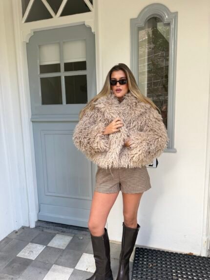 Teddy jacket - beige
