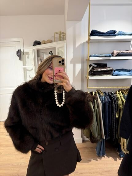 Florine jacket - dark Brown